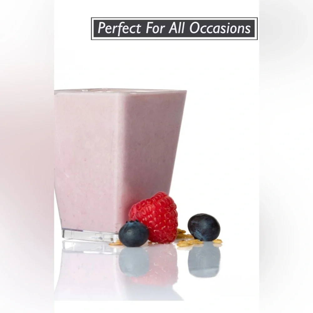 💜 Mini Dessert Cups 5 oz ~~ 20 Clear Cups